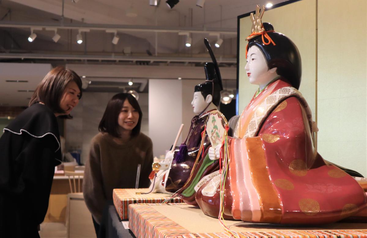 大親王揃の展示 (ノリタケスクエア名古屋)